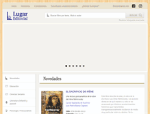 Tablet Screenshot of lugareditorial.com.ar